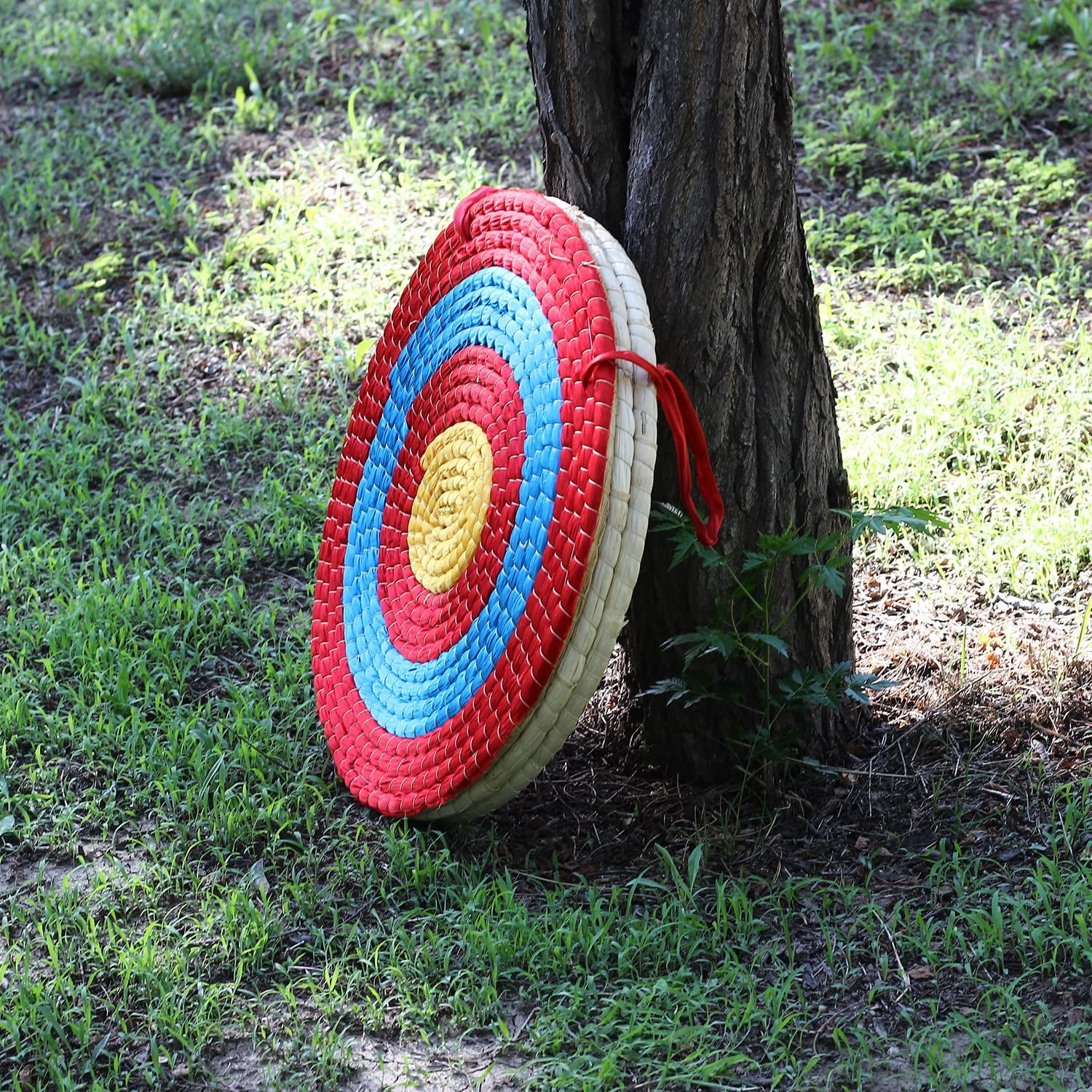 DIYMAG Archery Straw Target for Backyard, Durable & Colorful Arrow Target for Archery Outdoor Shooting Practice（19.7 x 19.7 x 2.4in）