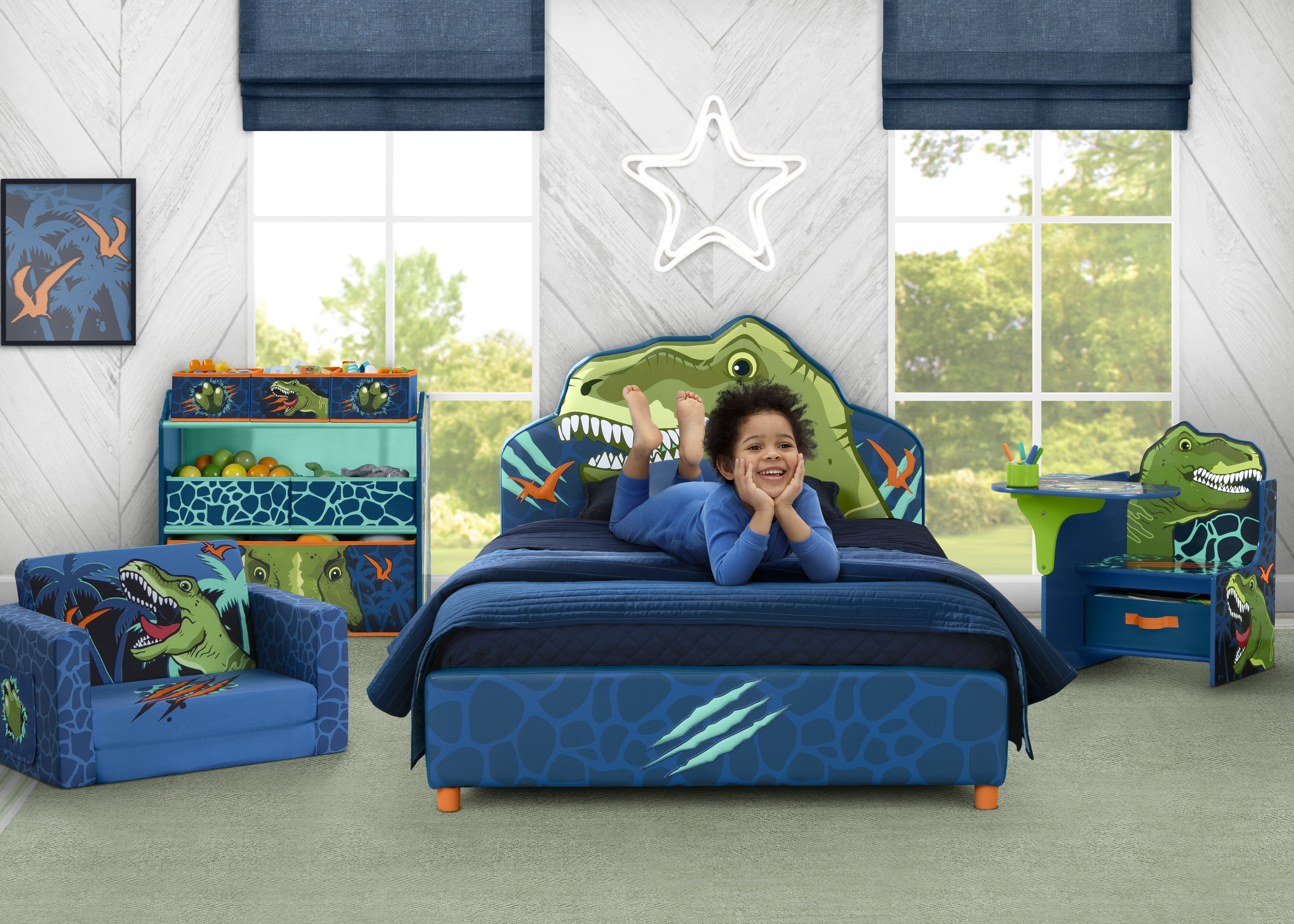 Dinosaur bed frame deals twin