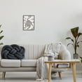 thumbnail image 3 of Stupell Industries Traditional Tiger Stripes Cloud Pattern Jungle Animal Graphic Art Gray Framed Art Print Wall Art, Design by Ziwei Li, 3 of 5