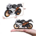 thumbnail image 3 of Maisto 1:18 kakawasaki NINJA H2R KTM RC 390 YZF-R1 Naked V4 S YAMAHA MT-07 2018 motocicleta motocicleta modelo colección regalo juguete, 3 of 6