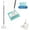 20 cloths, variant on 2026 New Mini Disposable Dust Mop with Reusable Cloths No-Touch Dirty Cleaning Dust Mop for Dry Wet Disposable Pads, Multi Surface Floor Mopping and Sweeping for House Wall Bathroom Corners