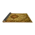 thumbnail image 2 of Ahgly Company Indoor Square Persian Yellow Traditional Area Rugs, 6' Square, 2 of 4