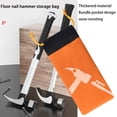 thumbnail image 3 of LJNYFDC Drawstring Pouch Hammer Nail Pouch Drawstring with Rope Hangable Waterproof Oxford 36cm Camping Tent Peg Hammer Nail Pouch for Travel Hammer Storage, 3 of 7