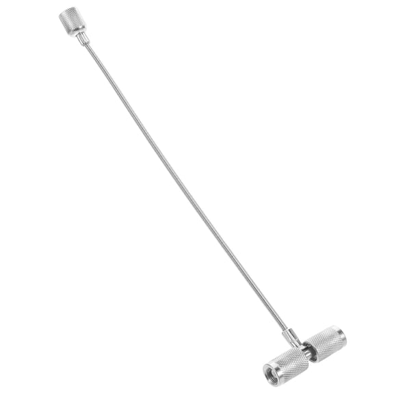 ETEREAUTY Plated Silver Valve Stem Puller Tool Multifunctional Tire Core Removal Tool for Car Use Portable Design