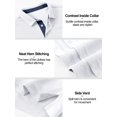 thumbnail image 3 of QPNGRP Mens Polo Shirts Short Sleeve Casual Regular Stylish Dry Fit Performance Designed Collared Golf Polo Shirts for Men, 3 of 7