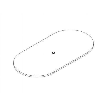 UPC: 0035255184595 | Lorell PRT4896GE Prominence 2.0 Racetrack Conference Tabletop