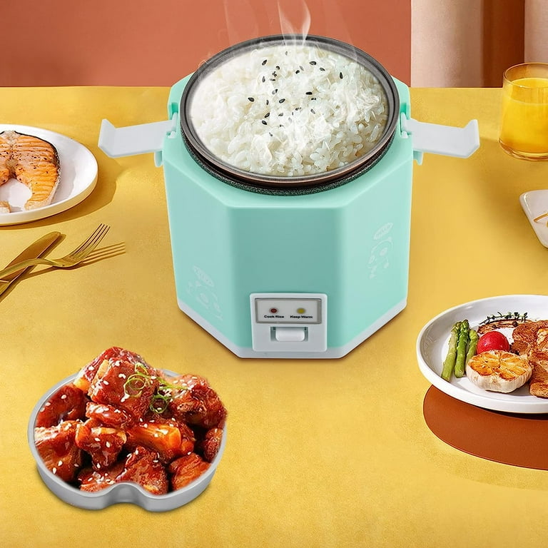 Rice Cooker Small, Mini Rice Cooker for 1-2 people, 1.2L Portable