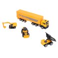 thumbnail image 4 of Engineering Vehicles Playset, Alloy 4 Vehicles Parent Children Interactive Construction Vehicles Toy Set With Road Signs For Birthday Gift For Boys And Girls Type A,Type B, 4 of 8