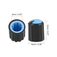 thumbnail image 2 of 20Pcs 6mm Insert Shaft 10x12mm Plastic Potentiometer Rotary Knob Pots, 2 of 4