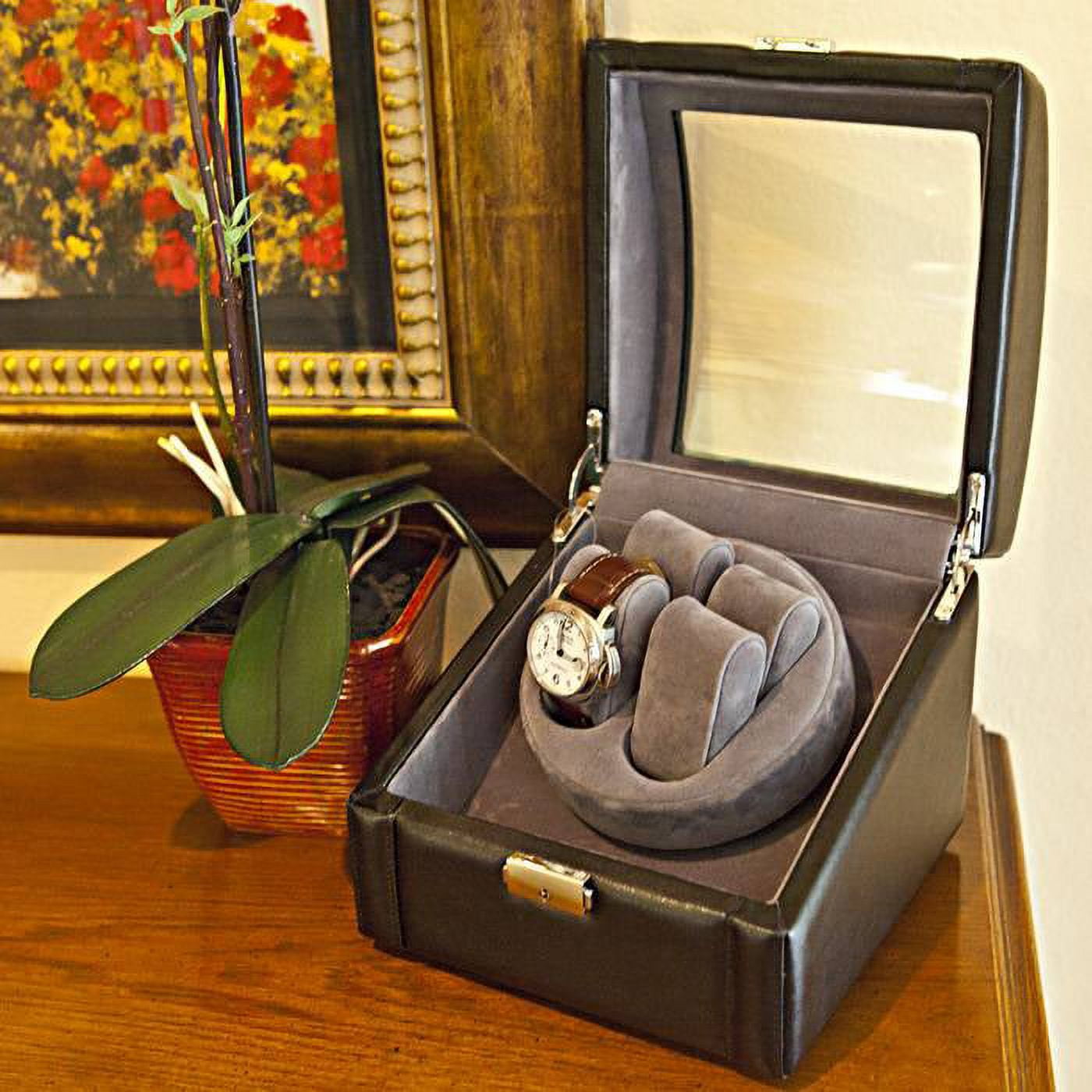 Personalized Stylish Automatic Double Watch Winder