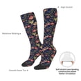 thumbnail image 6 of Fotbe Flower print Women's Men's Novelty Crew Socks Cotton Socks Knee High Socks for Walking,Running,Nurses,Pregnancy, 6 of 8