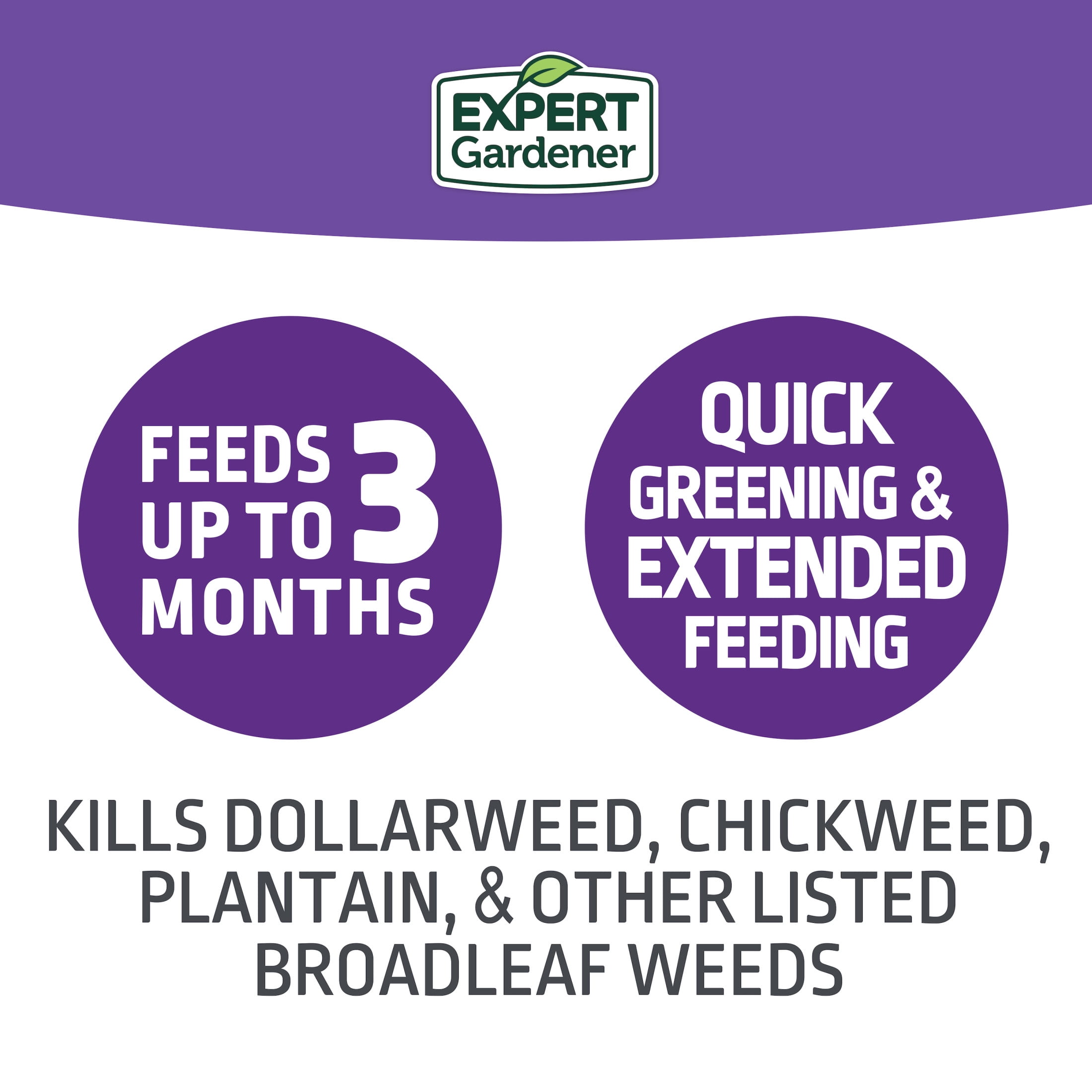 Expert Gardener Ultra Southern Lawn Fertilizer & Weed Control, 32 lb.- Covers 10,000 Sq. ft.