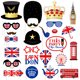thumbnail image 1 of Accesorios fotográficos creativos con la bandera de arroz británico. Bandera de Love London. Bandera triangular. Accesorios fotográficos, 1 of 4