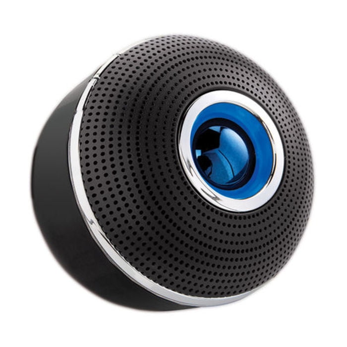 Brookstone Big Blue Mini Wireless Travel Bluetooth Speaker