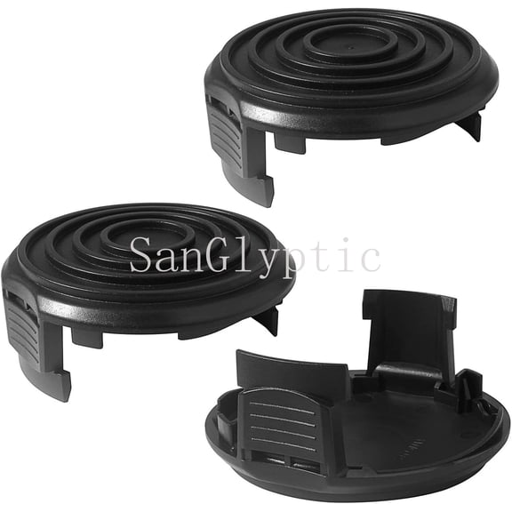 WA0037 Spool Cap Covers fit for Worx WA0014 WG168 String Trimmer | Compatible with Worx WA0014, WG168 and WG184 trimmers. Includes 3 spool cap covers for WA0037 replacement parts