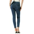 thumbnail image 3 of INSPIRE CHIC Women's Jeggings Tummy Control Stretchy High Waisted Skinny Jeans, 3 of 5