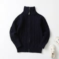 thumbnail image 2 of Auroural Cardigans for Boys Size 10-12 Wintertime Boys And Girls Streak Sheep Wool Hooded Zipper Sweater, 2 of 5