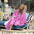 thumbnail image 6 of Sherpa Poncho Blanket Super Soft Comfy Plush Wearable Fleece Blanket  for Adult, 6 of 7