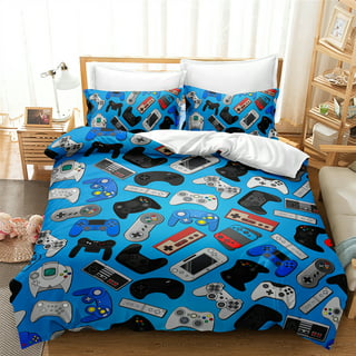  Comforter Set King Size, Gaming Gamer Retro Cute Soft