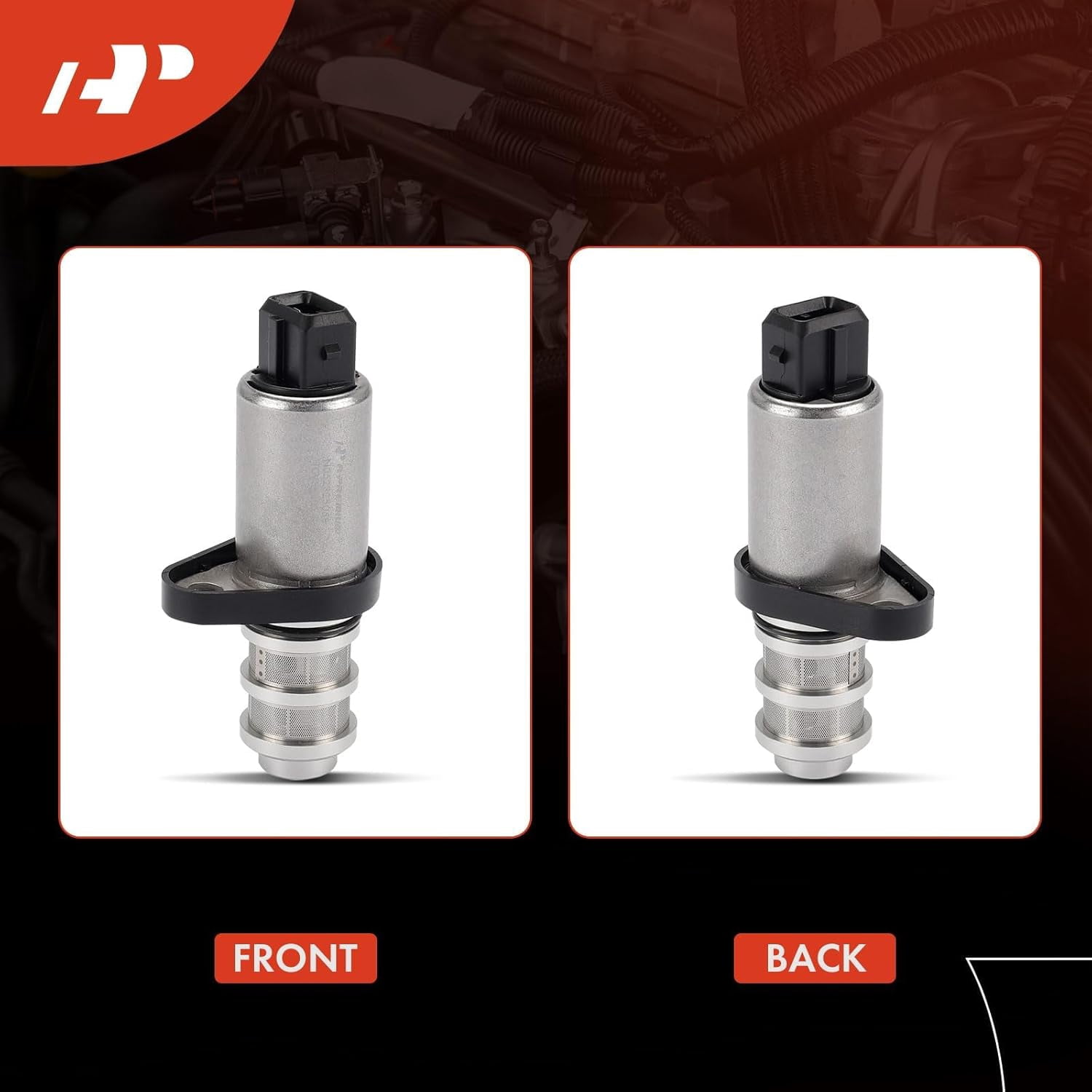 A-Premium Engine Variable Valve Timing (VVT) Solenoid Compatible with BMW 328i 2009-2012, 528i 2011-2011, X3 2007-2012, Z4 2009-2011, 2.0L 3.0L, Replace# 11417584991, 11417555201
