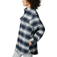 thumbnail image 3 of Columbia Women's Calico Basin Shirt Jacket, Dark Nocturnal Buffalo Ombre, X-Large, 3 of 8
