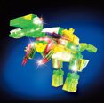 thumbnail image 3 of Collections Etc 3-in-1 LED Lights Dinosaur Toy Interlocking Brick Set, 3 of 6