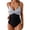 White #110, variant on Women's One Piece Swimsuits Tummy Control Front Cross Bathing Suits V Neck Slimming Tie Back Swimwear Royal Blue L