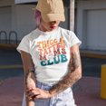 thumbnail image 2 of Thicc and Tatted Moms Club, Group Name for Tattooed Mothers Quote, Groovy Retro Wavy Text Merch Gift, Baby Blue T-Shirt, 2XL, 2 of 5