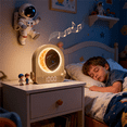 thumbnail image 4 of Sunrise Wake Up Light Alarm Clock Meteor Moon Night Light & Alarm Clock for Kids - Color-Changing, Sleep Sounds, Smart Wake-Up Light, 4 of 6