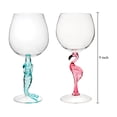 thumbnail image 3 of Gourmet Art 2-Piece Mermaid 17 oz. Durable Acrylic Plastic Wine Glass, Ideal for Wine and Beverage, 3 of 3