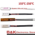 thumbnail image 2 of 1PCS/5PCS/10PCS KSD9700 155C-250C Termostato 10A 250V Interruptor de temperatura de disco bimetálico NC Protector térmico de alta temperatura, 2 of 5