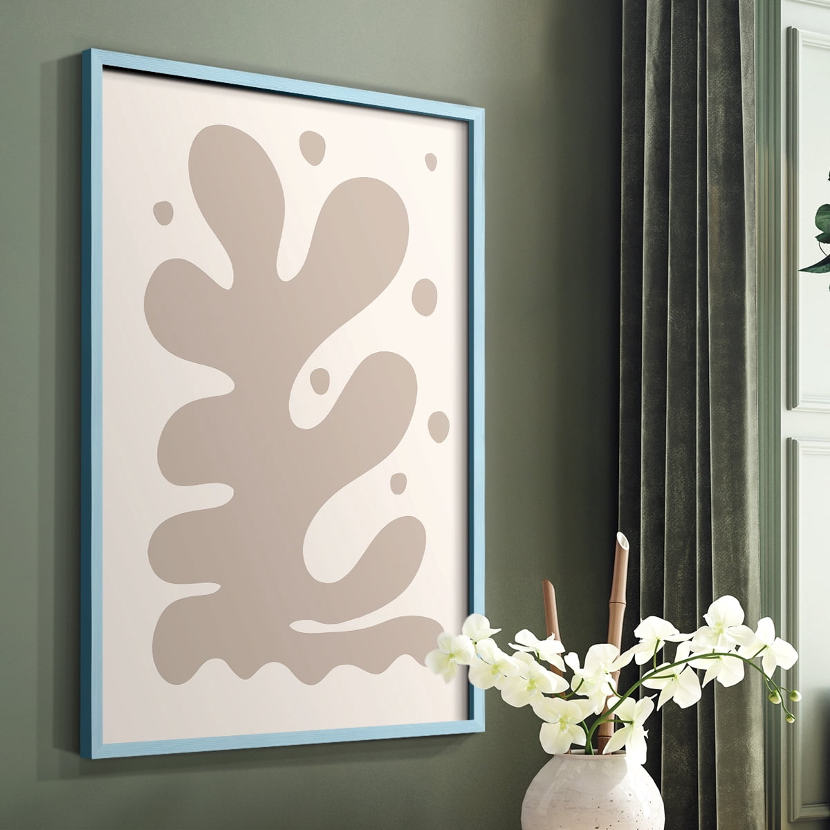 Matisse CCLV in Solid Wood 8 x 10 Framed Print