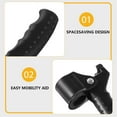 thumbnail image 3 of CIMAXIC Mango Universal Para Bastón Soporte Ergonómico Negro Mejor Movilidad Senior, 3 of 8