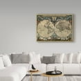 thumbnail image 3 of Trademark Fine Art 'Map Of The World 1684' Canvas Art by Vintage Lavoie, 3 of 3