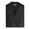 thumbnail image 4 of Saco George para Dama, Largo con Botones Negro Talla M, 4 of 4