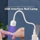thumbnail image 3 of Secador de uñas LED UV con rotación, lámpara para uñas en gel, secado rápido, lámpara de pegamento con puerto USB, 3 of 5