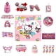 thumbnail image 2 of Juego de decoración con globos para fiesta de cumpleaños de niña con temática de Hello Kitty de Sanrio, vajilla desechable, fondo con bandera para baby shower, 2 of 4