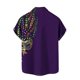 thumbnail image 5 of Blusa y camisa de manga corta con cuello vuelto Camisa casual para hombre Camisa de manga corta para festival de carnaval Camisas de verano Camisa abotonada Blusa para hombre Poliéster, 5 of 6