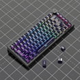 thumbnail image 7 of 115 Purple Clear keycaps, MDA Transparent Profile Keyboard Key Cap for Mx Switches Mechanical Keyboard, Shine Through Jelly keycap Set (100%, 75%, 65%, 60% Fit All), 7 of 7