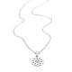 thumbnail image 3 of Hombres mujeres joyas de plata de acero inoxidable flor colgante collar de cadena Sunnimix Collar de la manera de los hombres, 3 of 4