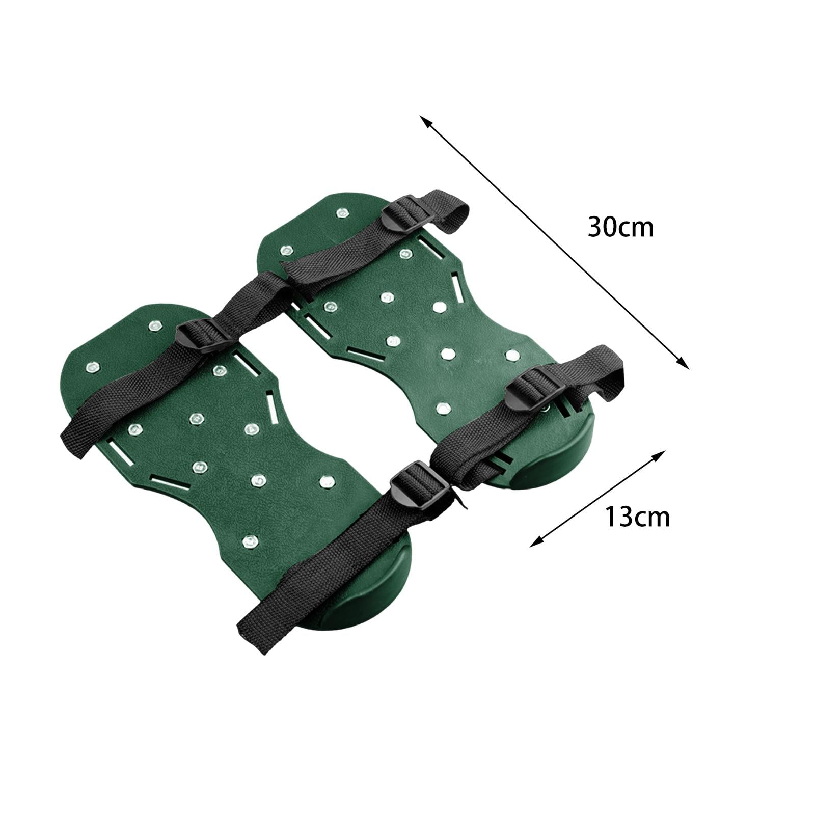 Aymzbd 1 Pair Garden Nail Shoes Garden Yard Grass Cultivator Scarification Lawn Aerator