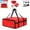 Red, variant on Pizza Carrier Insulated Bags Large for Deliveries, Insulated Pizza Carrier Delivery Bag 20x20 Food Bag for Personal and Professional Use