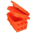thumbnail image 2 of Caja de barril de pesca, señuelos de bricolaje, caja de anzuelos, accesorios para exteriores (S), naranja Sywqhk Para Estrenar, 2 of 4