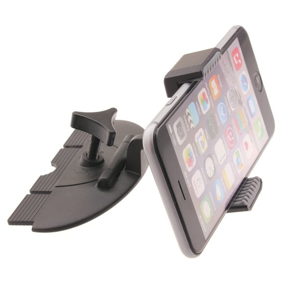 CD Slot Car Mount for T-Mobile REVVL 6 PRO 5G Phone - Holder Cradle Swivel Dock Strong Grip B1Z Compatible With REVVL 6 PRO 5G