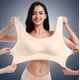 thumbnail image 2 of Ropa interior japonesa para dormir Peace of Mind para mujer, talla grande, talla grande, sin aros, talla grande, talla grande, sujetador deportivo de una pieza, 2 of 6