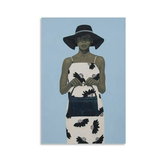 Amy Sherald Poster Portraits Wall Art Picture Painting Poster Canvas Print Posters Artworks Bedroom Living Room Decor 12x18inch(30x45cm)