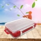 thumbnail image 3 of Caja de almacenamiento de aparejos de doble cara, conveniente para clasificar, alta capacidad rojo pequeño, 3 of 8