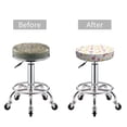 thumbnail image 5 of KLL Watermelon And Lemon Round Bar Chair Cushion Cover 14 inch ,Bar Stool Protector with Elastic, Soft Washable, 5 of 6