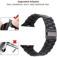 thumbnail image 3 of Compatible con Apple Watch Band38mm-40mm/ 42mm-44mm Reemplazo de correa de metal de acero inoxidable para Apple Watch Series 5/4/3/2/1 Xemadio 2033260-3, 3 of 9