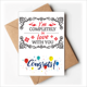thumbnail image 1 of Estoy completamente enamorada de ti Valentine Sobre de la Carta de felicitación de la tarjeta de matrimonio, 1 of 4